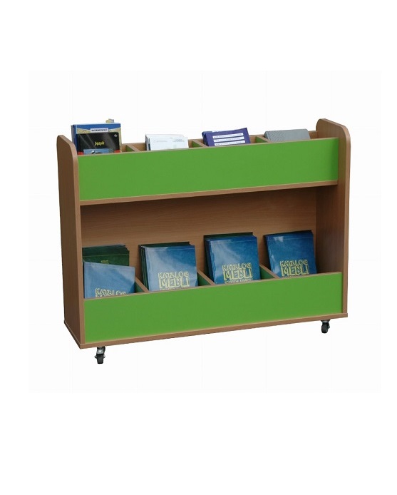 Biblioteczka mobilna z przegrodami Primo 225