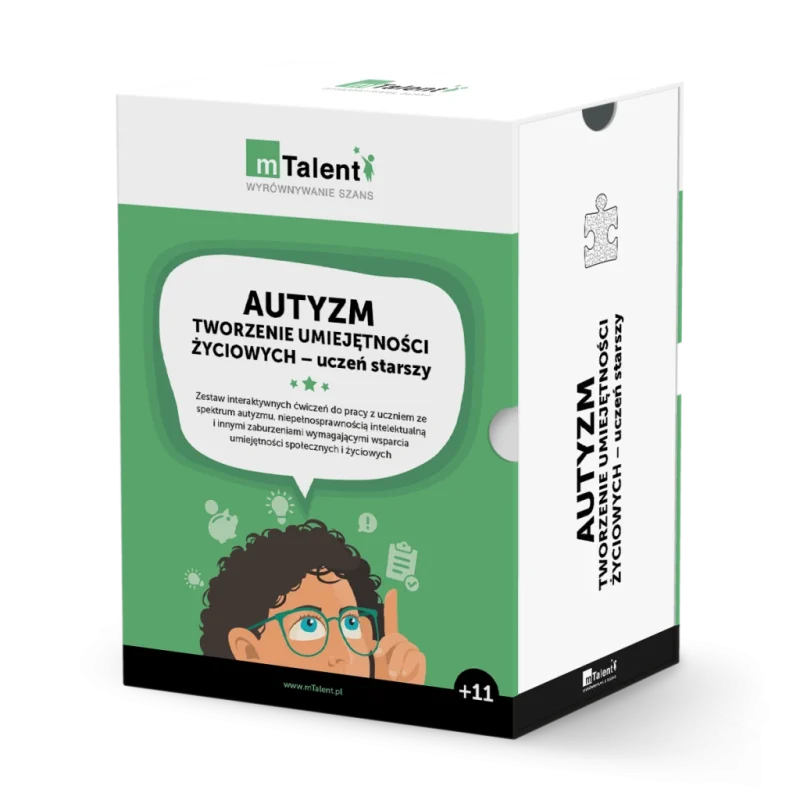 mTalent - Autyzm. Tworzenie umiejętności życiowych – uczeń starszy