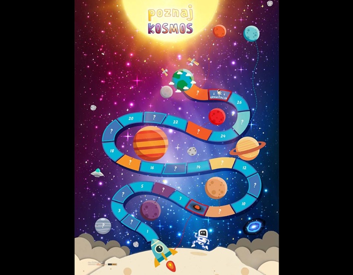 eko gra planszowa POZNAJ KOSMOS