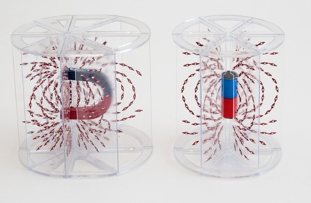 Demonstrator linii pola magnetycznego - pole magnetyczne do demonstracji