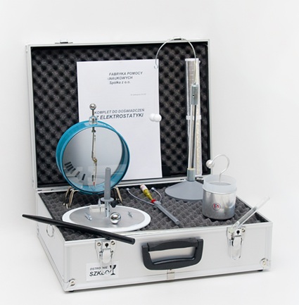 Komplet do doświadczeń z elektrostatyki