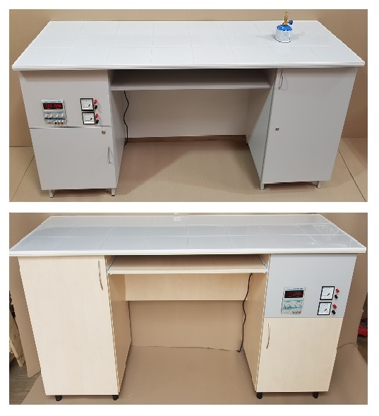 Stół demonstracyjny do pracowni fizyczno-chemicznej 1,5 m