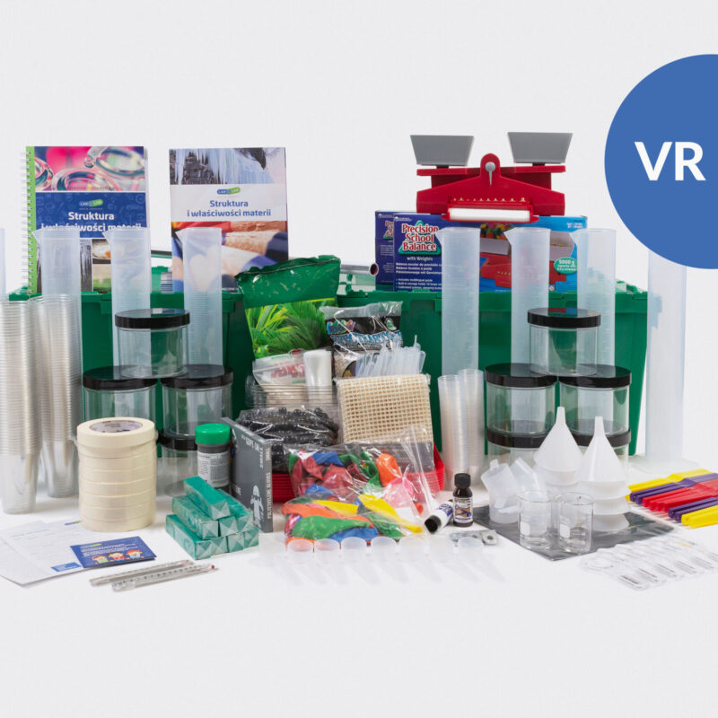 LaboLAB moduł STRUKTURA I WŁAŚCIWOŚCI MATERII CHEMIA – 21 lekcji