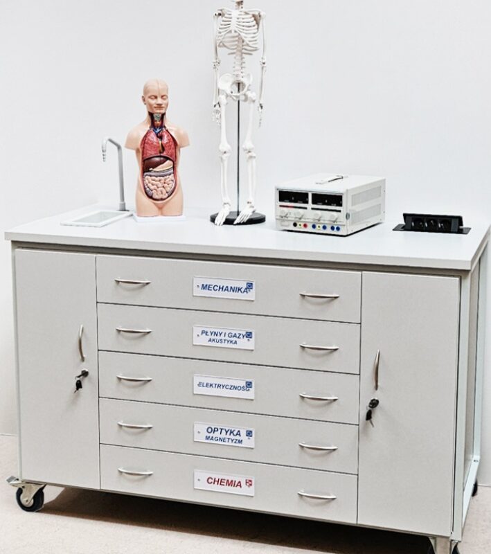 Mobilne laboratorium wielofunkcyjne Pracownia fizyczna, chemiczna