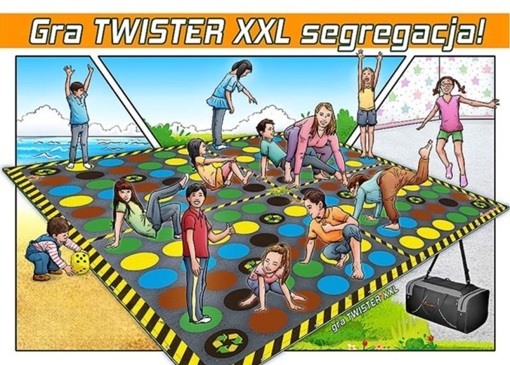 GIGA gra EKO TWISTER XXL segregacja śmieci – nowość