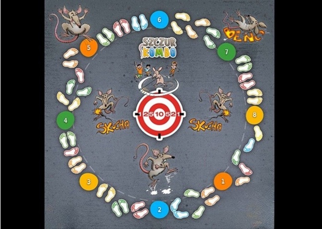 gra w SZCZURA KOMBO 4 gry na jednej macie – nowość!