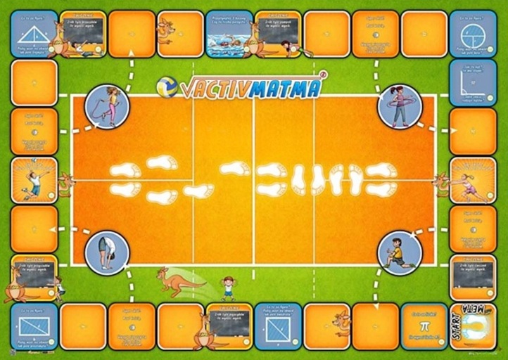 gra XXL ACTIVMATMA siatkówka